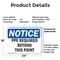 Signmission 18 in Height, 24 in Width, Plastic, Rectangle OS-2PACK-NS-P-1824-L-17762 - alternate 8